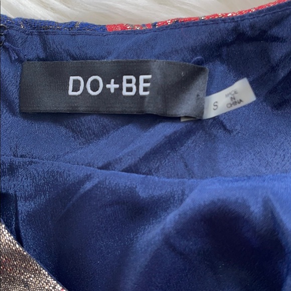 NWOT, multicolor fit+flare dress, size S - Picture 4 of 8